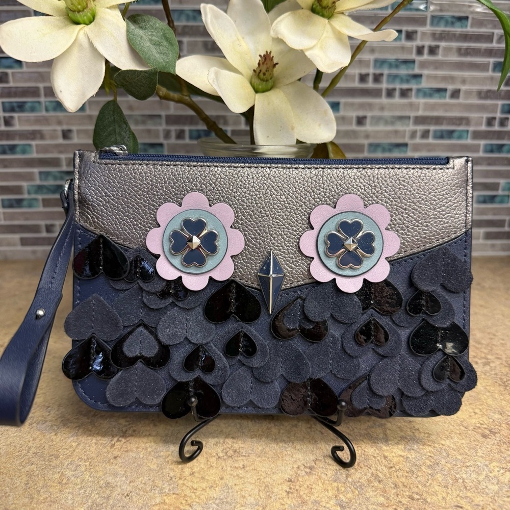 Kate Spade novelty owl pouch / clutch